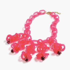 J. Crew Translucent Link Statement Necklace